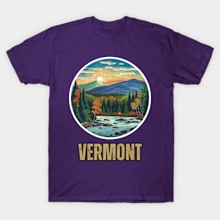 Vermont State USA T-Shirt